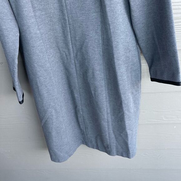 Talbots sheath vegan leather trim dress - Picture 4 of 7